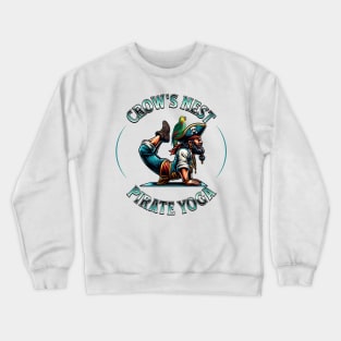 Crow's Nest Pirate Yoga Crewneck Sweatshirt